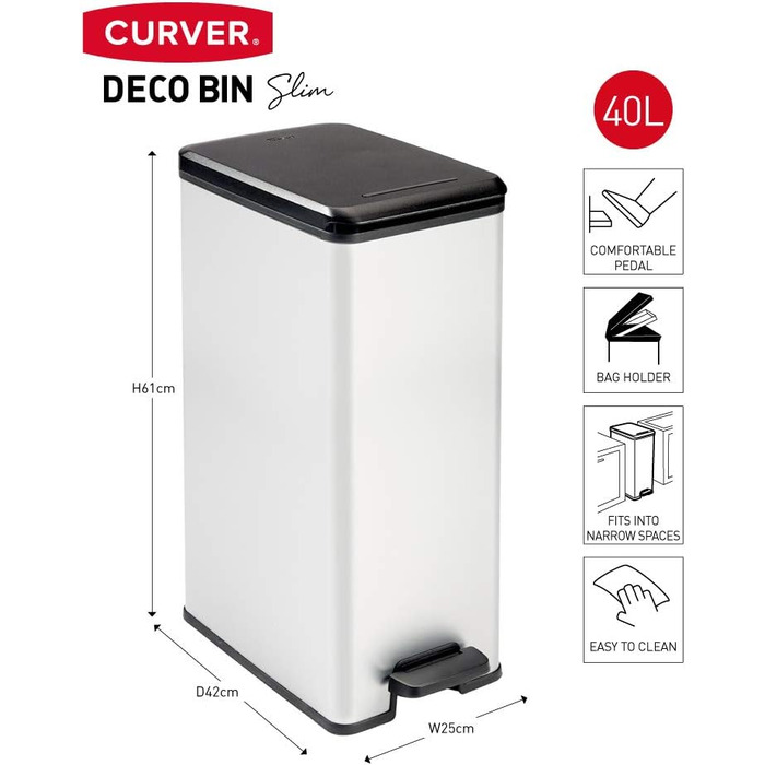 Мусорный бак 40 л CURVER