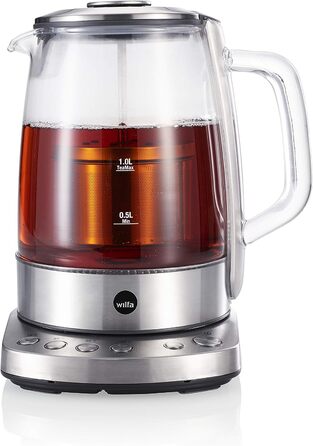 Электрочайник с заварником 1,25 л Wilfa