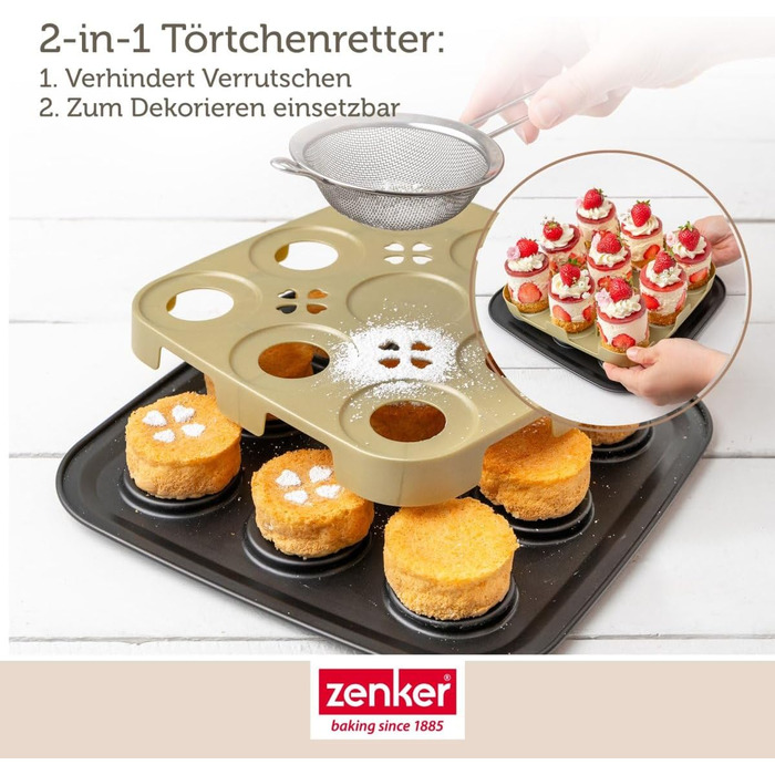 Форма для выпечки краффина на 9 порций с крышкой Zenker