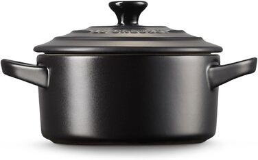 Мини-кастрюля / жаровня 10 см, матовый черный Le Creuset