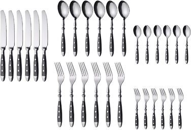 Набор столовых приборов на 6 человек, 30 предметов, нержавеющая сталь Nuremberg Series GRÄWE