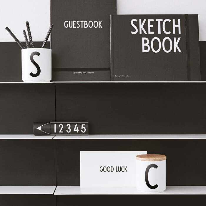 Полка A3 59,4x10x42 см черная Black Paper Regal Design Letters