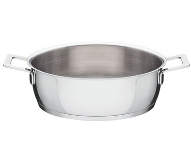 Кастрюля с двумя ручками 24 см 3,4 л металлик Pots & Pans Alessi