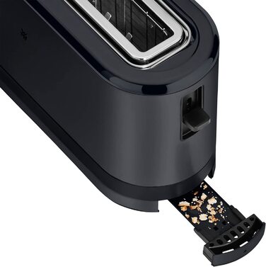 Мини-тостер WMF / 900 Вт / на 2 ломтика / с насадкой для булочек / 7 ступеней