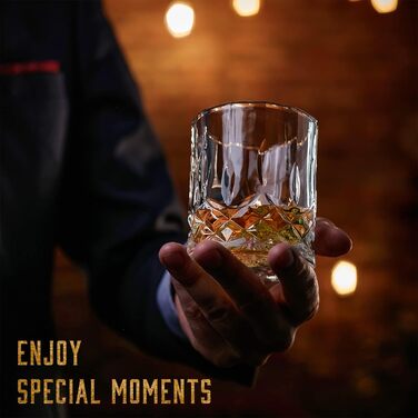 Графин для виски 800 мл, 4 стакана, 4 камня Whisiskey