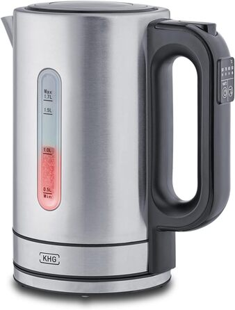 KHG Электрочайник 1,7 л 2200 Вт нержавеющая сталь WK-1703 ES KHG