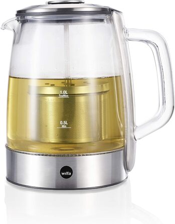 Электрочайник с заварником 1,25 л Wilfa