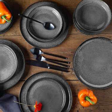 Набор посуды 36 предметов Charcoal VIDA Moritz & Moritz