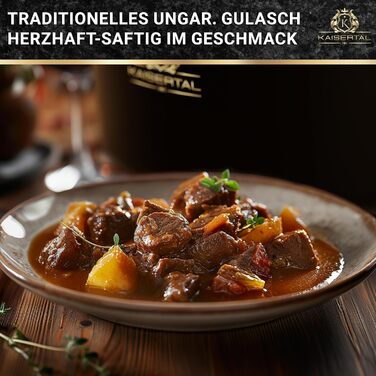 KAISERTAL Жаровня 26 см/4,8 л с крышкой-сковородой 1,8 л чугун KAISERTAL