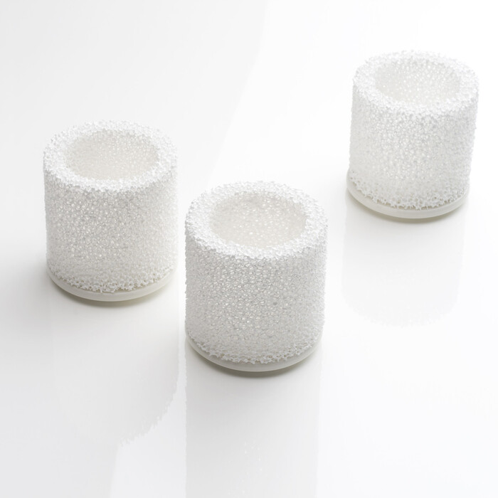 Подсвечник 10х9х9х9 см белый Fire Iittala