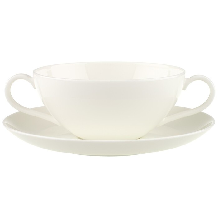 Пиала для супа / бульона с блюдцем Anmut Original Villeroy & Boch