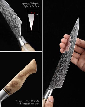 Нож поварской 21 см Master Series HEZHEN