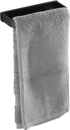 Вешалка для полотенец 20 см Matt Black Flybath