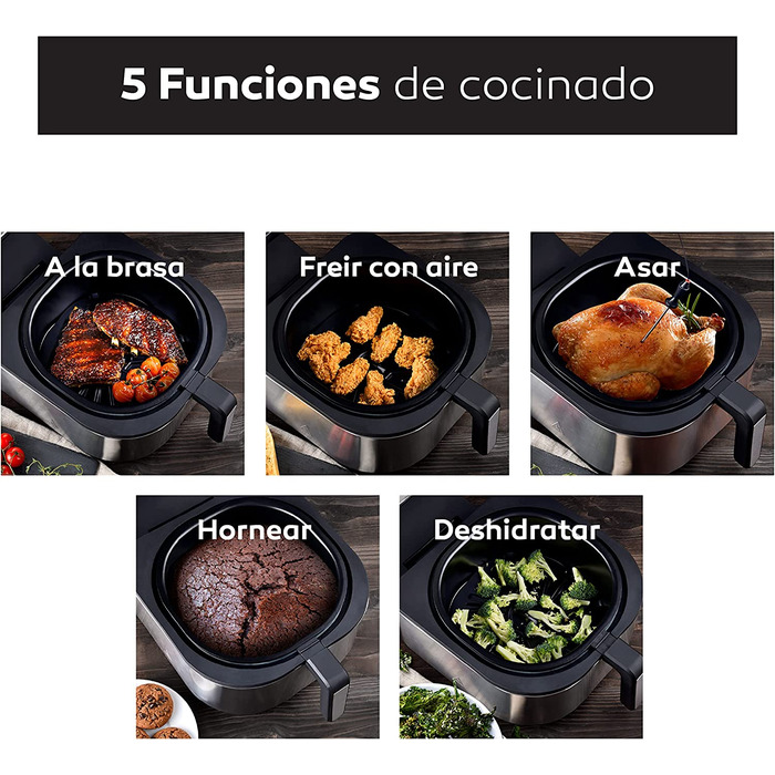 Фритюрница 5,6 л, 1760 Вт, 5 программ MasterPRO