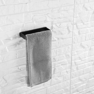 Вешалка для полотенец 20 см Matt Black Flybath