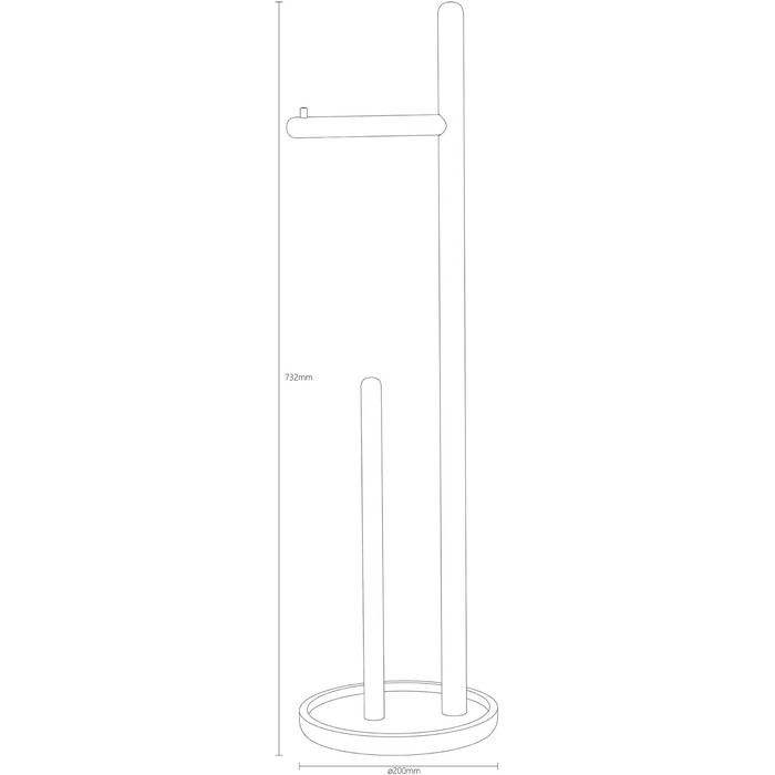 Держатель туалетной бумаги дуб Earth Sealskin