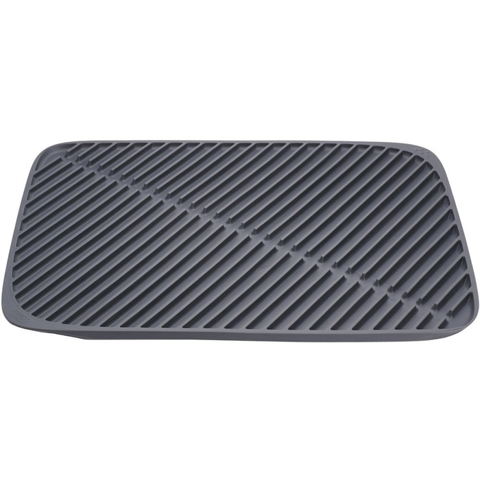 Сушилка для посуды большая серая Flume Folding Draining Mat Joseph Joseph