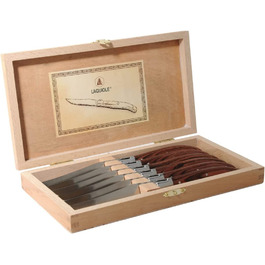 Набор ножей для стейка с футляром 6 предметов L´Eclair Laguiole