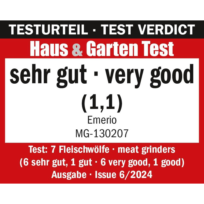 Электрическая мясорубка 600 Вт Emerio