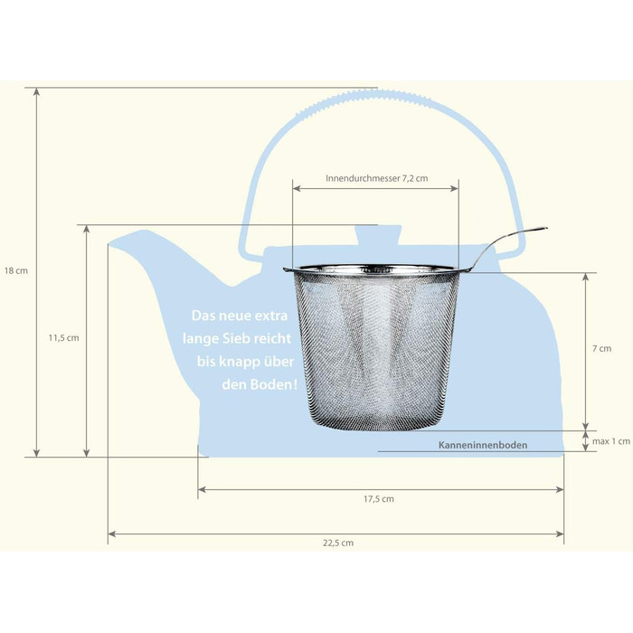Керамический набор Tea4chill &quot;Nelly&quot;, заварочный чайник с подогревом 1.5 л, 6 чашек по 120 мл, зеленый