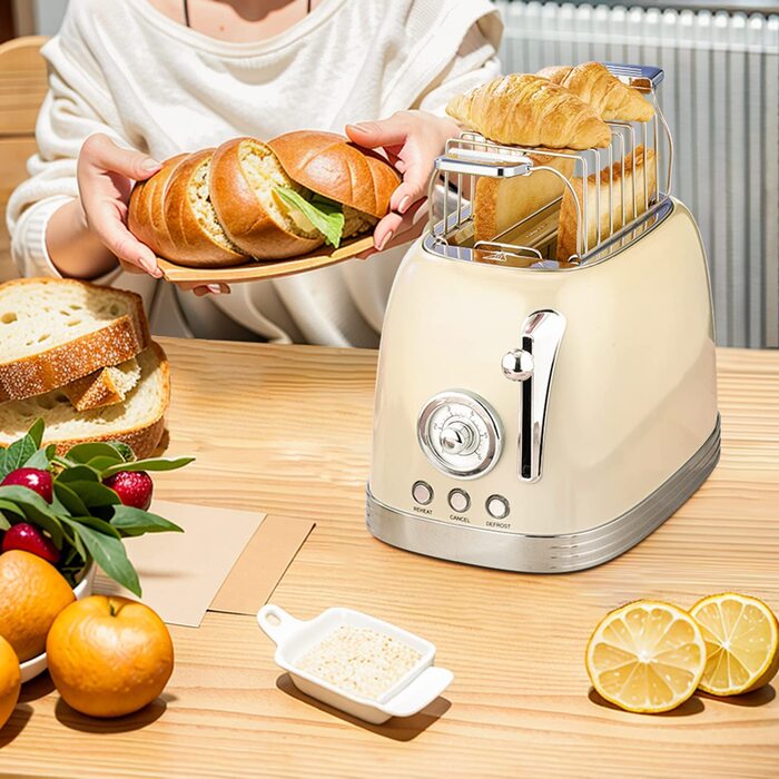 Тостер Wiltal / 815 Вт / на 2 ломтика / с насадкой для булочек / таймер обратного отсчета