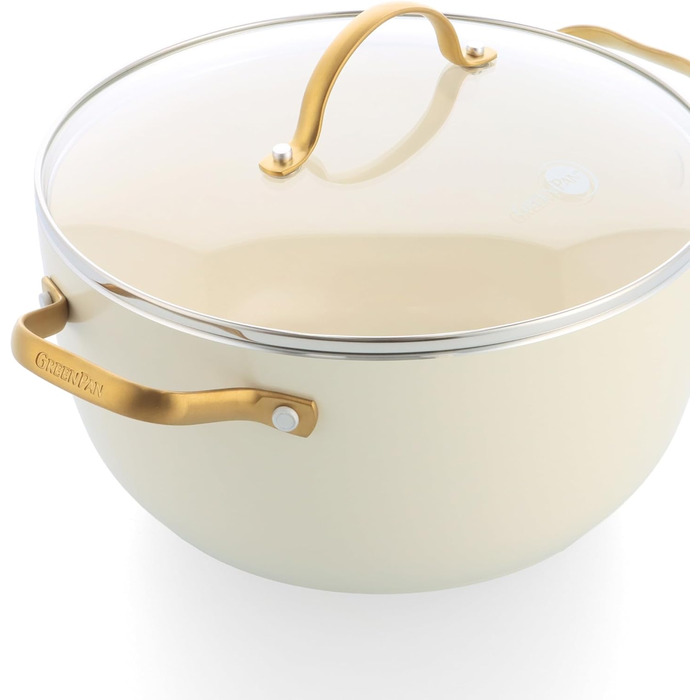 Набор кухонной посуды 10 предметов Cream White Reserve GreenPan