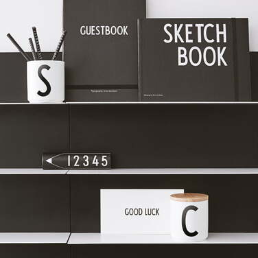 Полка A3 59,4x10x42 см черная Black Paper Regal Design Letters