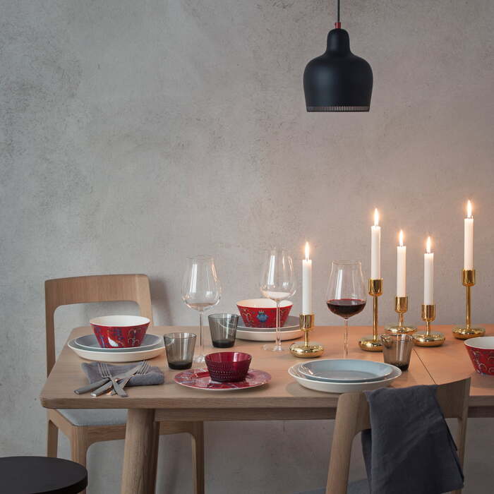 Пиала Ø 15,3 см красная Taika Iittala