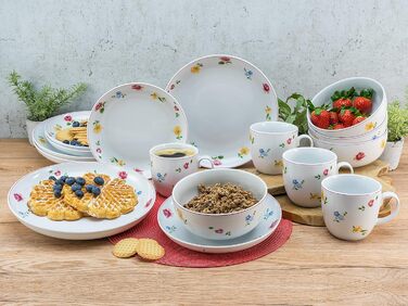 Столовый сервиз на 2 человека 10 предметов Allround Summer Time CreaTable