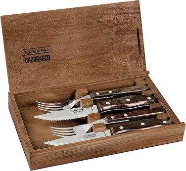Tramontina Набор из 4 приборов для стейка нержавеющая сталь Tramontina