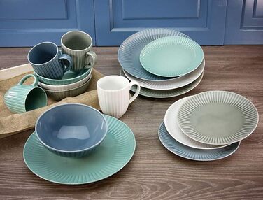 Столовый сервиз на 4 человека 16 предметов Allegra Colours CreaTable