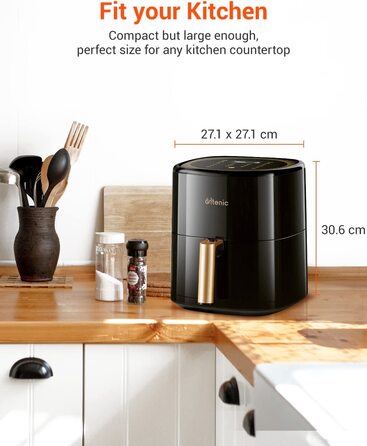 Фритюрница Ultenic K10 / 5 л / 1500 Вт