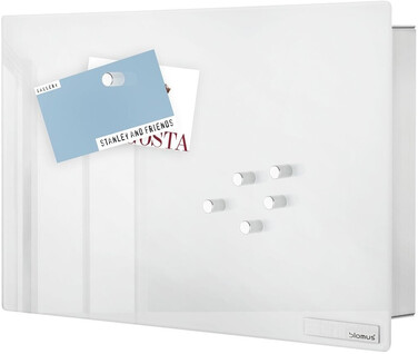 Ключница настенная с магнитной доской 20 x 30 см белая Velio Blomus