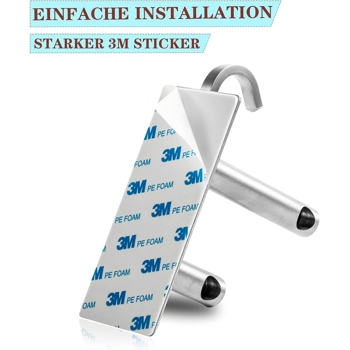 Вешалка для полотенец с 2 крючками 43,5 см ‎JS