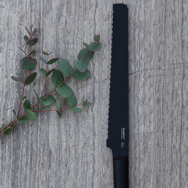 Нож для хлеба 23 см черный Ron Berghoff