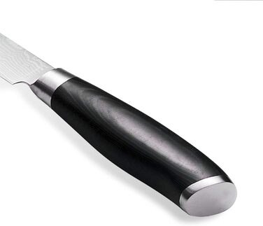 Профессиональный поварской нож для мяса из настоящей японской дамасской стали 18 см Wakoli Mikata