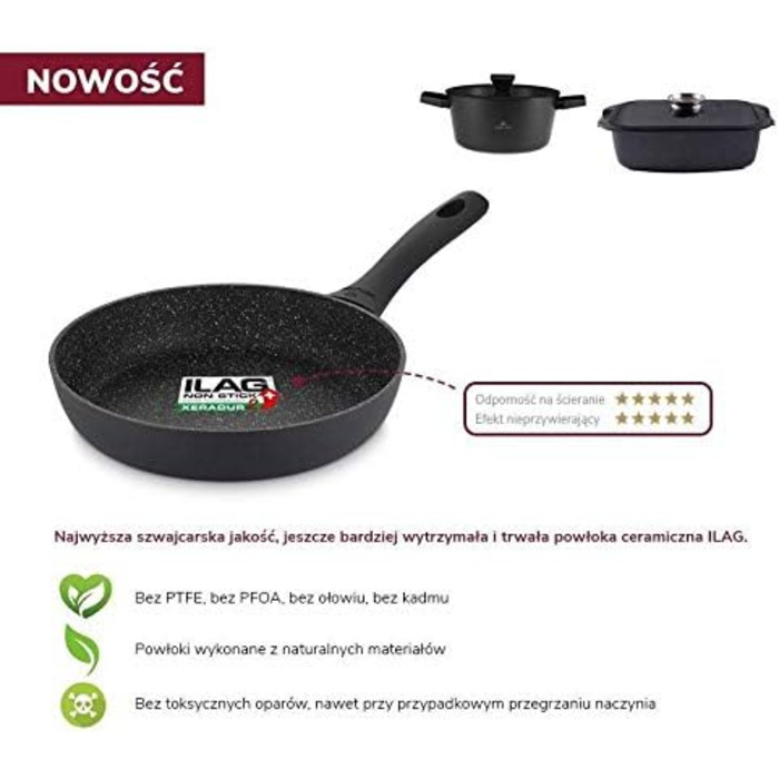 Сковорода с двумя ручками 4,4 л Granitex Gerlach