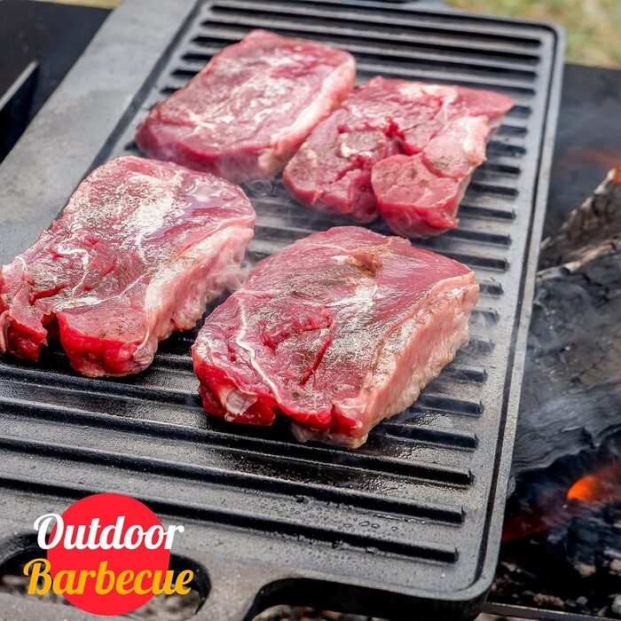 Чугунная решетка для гриля 43,2 x 24,9 Overmont