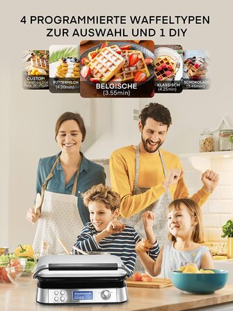 Вафельница c антипригарным покрытием 1600 Вт Thermal Pro FOHERE