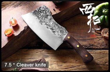 Нож-топорик для мяса Muxel SG8802-1223 из нержавеющей стали, 18 см