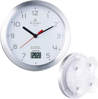 Часы для ванной 17 см Silver St. Leonhard