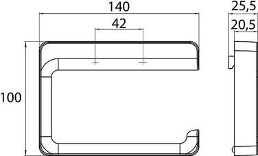 Держатель для бумаги Emco Trend