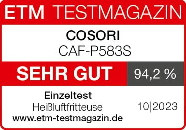 Фритюрница многофункциональная 6,4 л 1700 Вт XXL Dual Blaze COSORI