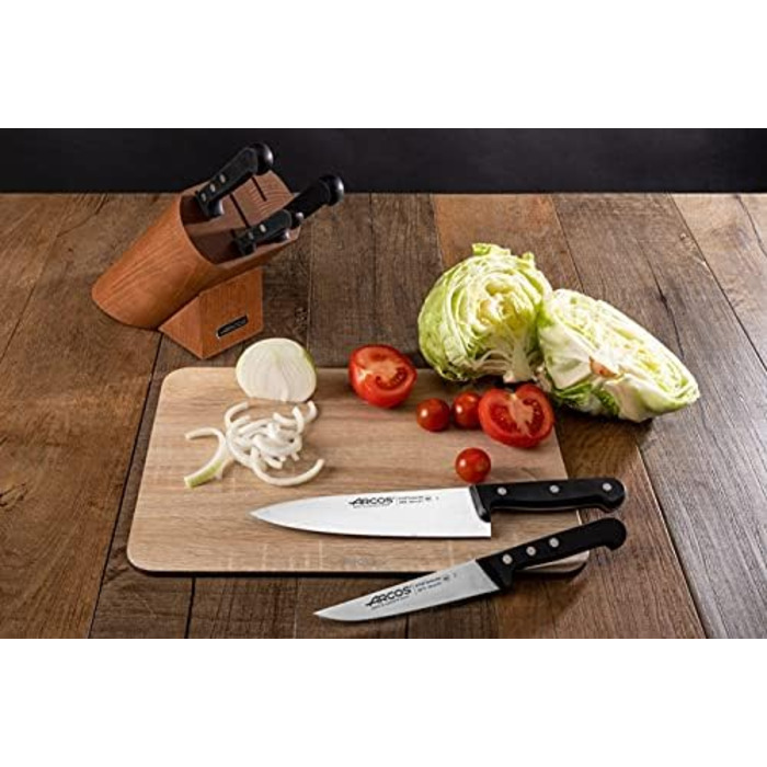 Набор ножей с подставкой 6 предметов Universal Arcos