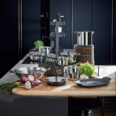 Ковш 14 см 1 л металлик Edo Alessi