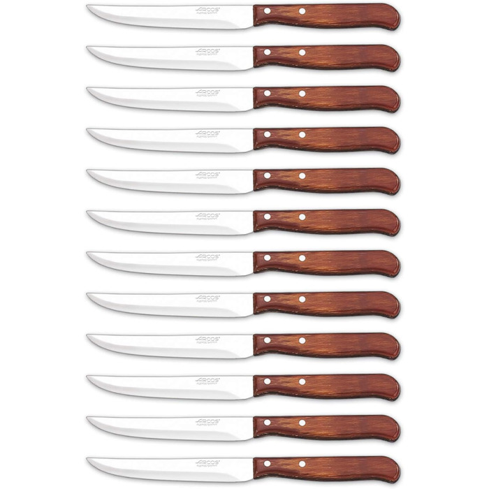 Arcos Набор из 12 ножей нержавеющая сталь/дерево Latina Box Arcos
