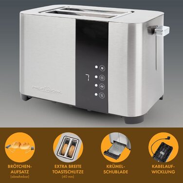 Тостер на 2 ломтика PC-TA 1250 ProfiCook