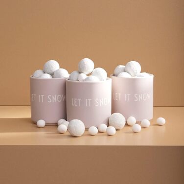 Кружка "Let it snow" 0,25 л Pastel Beige Favourite Design Letters