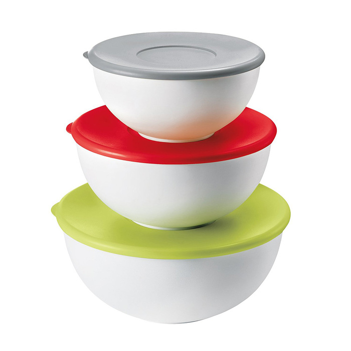 Набор салатниц с крышками (3 шт) 28х13,8х28 см мульти My Kitchen Guzzini