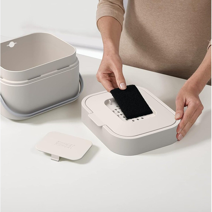 Контейнер для пищевых отходов белый Stack Food Waste Caddy Joseph Joseph